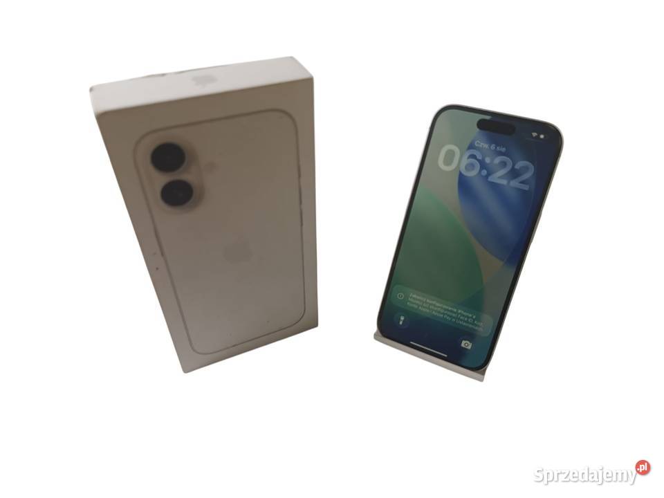 Smartfon APPLE iPhone 16 8128GB Katowice