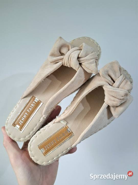 Jenny Fairy 38 damskie klapki koturny espadryle inna