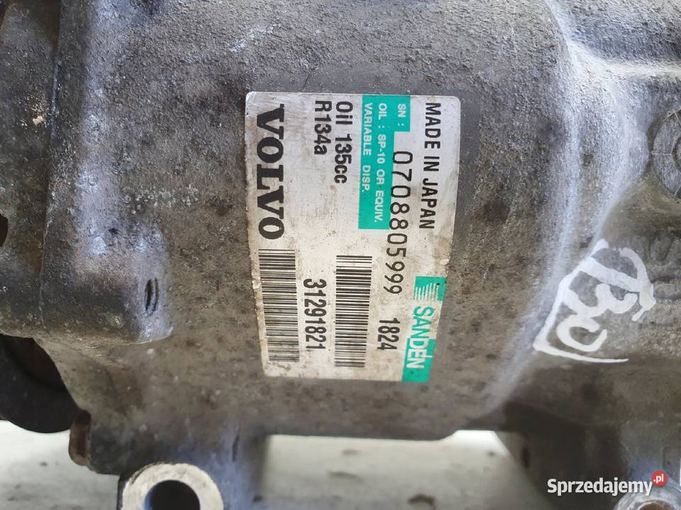 SPRĘŻARKA KLIMATYZACJI Volvo V60 16 D pompa Motoryzacja Chełm