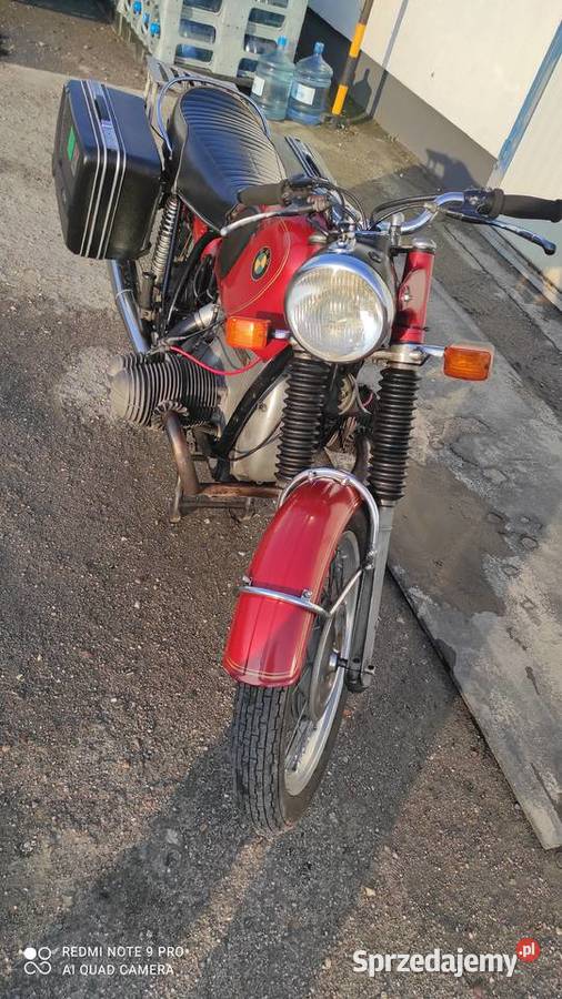 BMW r605 z dokumentami do rejestracji na chodzie