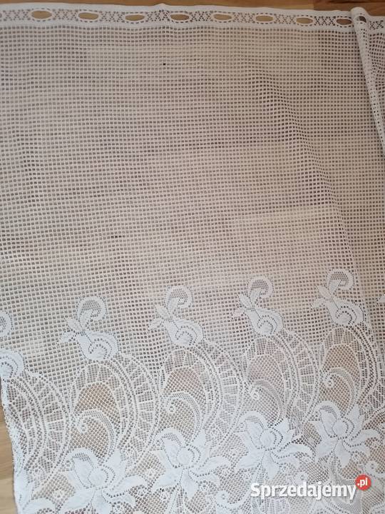 Firanka biała na przelotkach 165x296Gotowa do Łódź