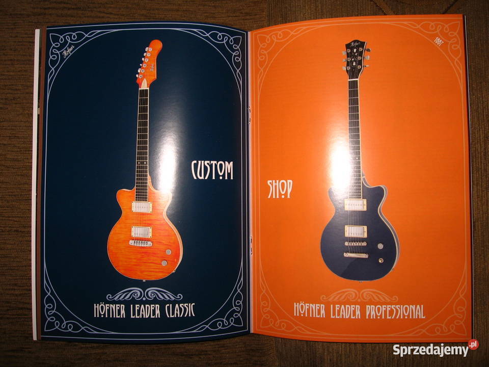 Hofner 2021 2022 guitar catalog katalog gitar Kępice