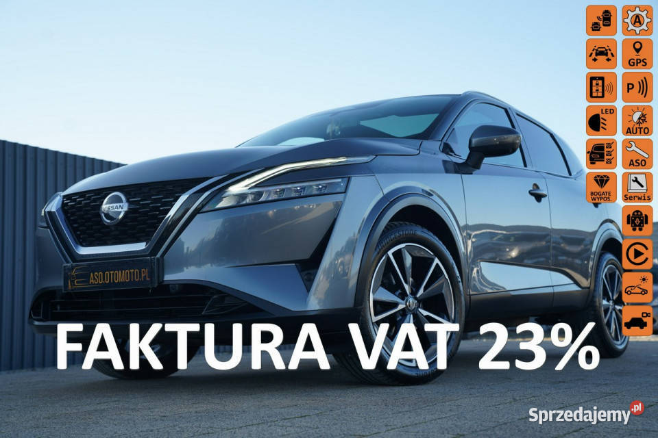 Nissan Qashqai TEKNA nawi SKÓRA 4xKAMERA head up Qashqai Otmuchów