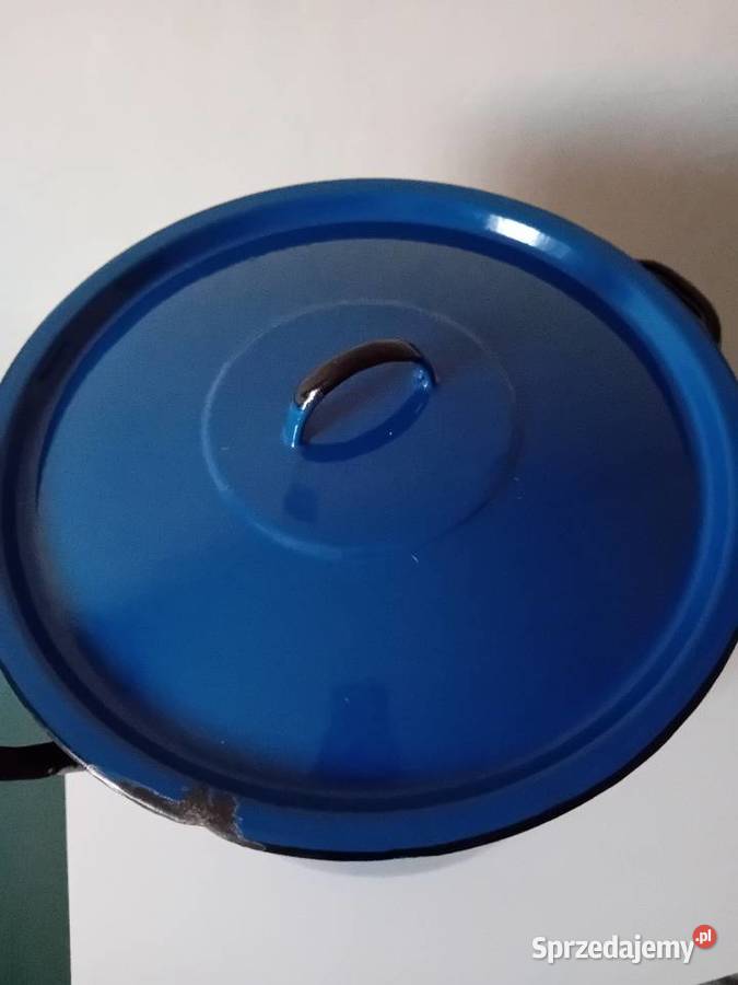 Garnek emaliowany duży do bigosu Warszawa sprzedam