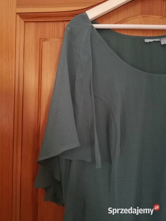 Zielona wyjściowa imprezowa sukienka wyższej śląskie Kuźnia Raciborska