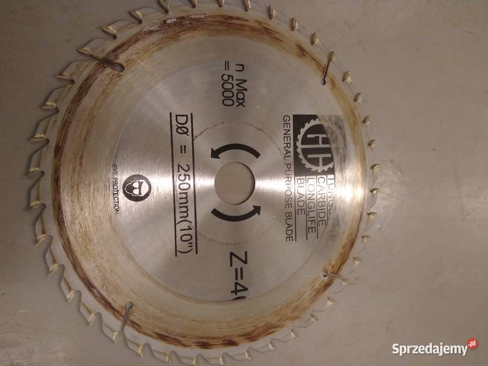 Tarcza pilarska 250x30 mm 40Z TCT widiowa