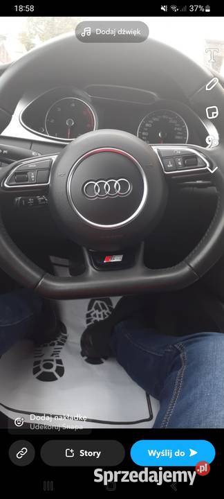 Audi a4b8 Rok produkcji 2012 A4 mazowieckie Radom