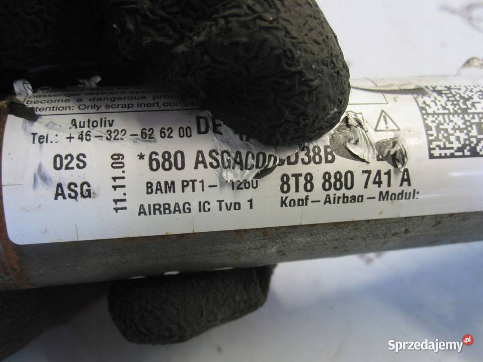 AUDI A5 8T 10r AIRBAG kurtyna lewa 8T8880741A Kielce