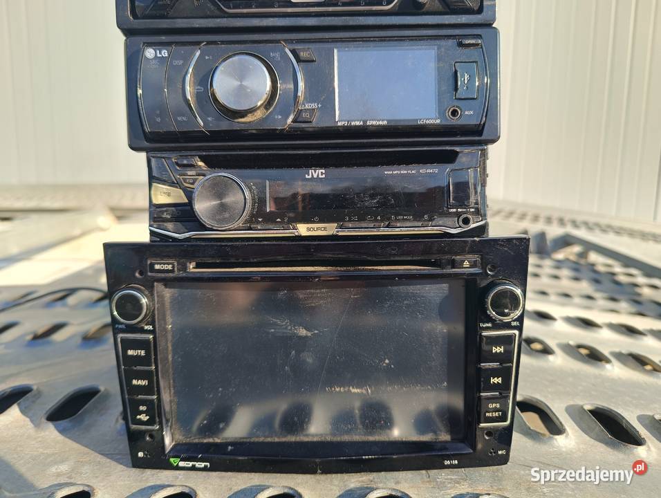 Radia samochodowe 4 sztuki Sony LG JVC Eonon