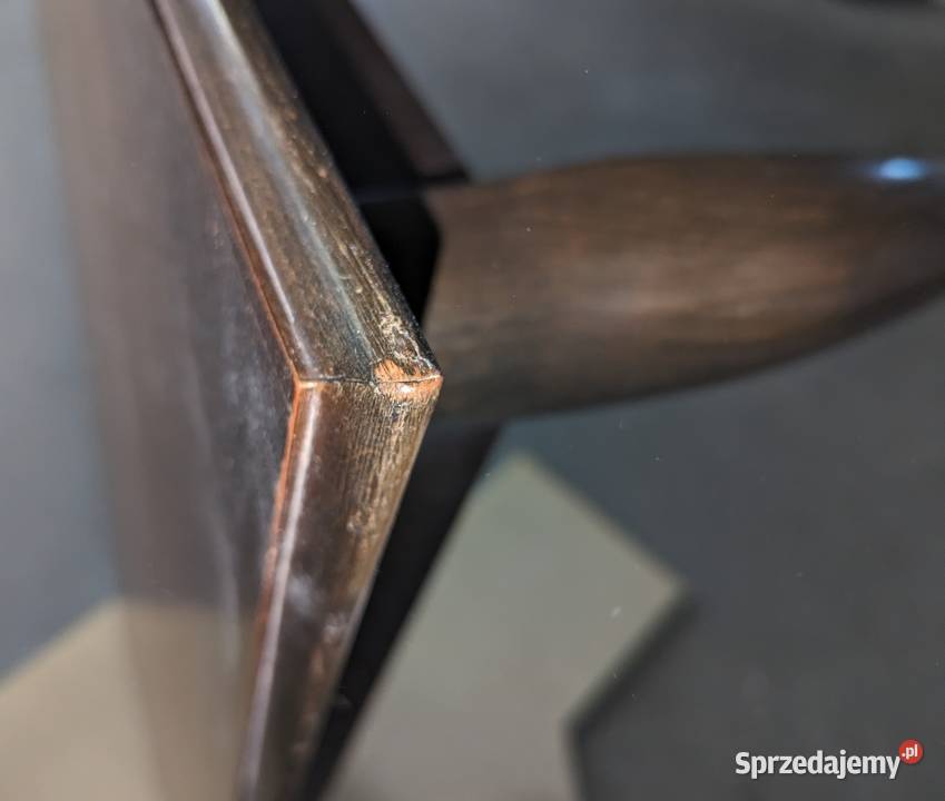 STOLIK KAWOWY SECESYJNY LUDWIKOWSKI UŻYWANY 57cm Straszyn