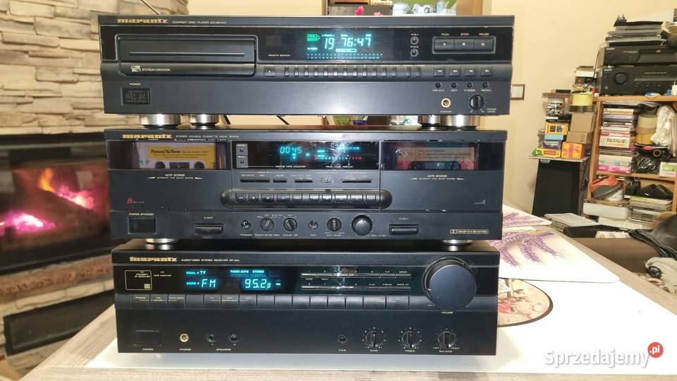 Amplituner Marantz SR60L Deck Marantz SD525 Wieże i miniwieże Warta sprzedam