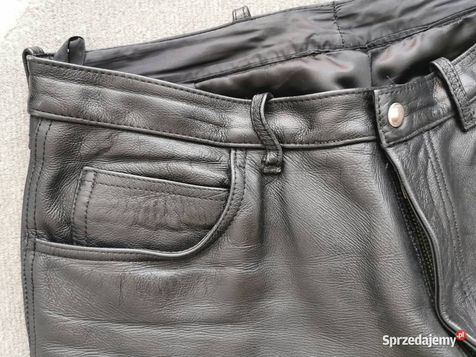 Skórzane spodnie motocyklowe tradycyjne warmińsko-mazurskie Iława