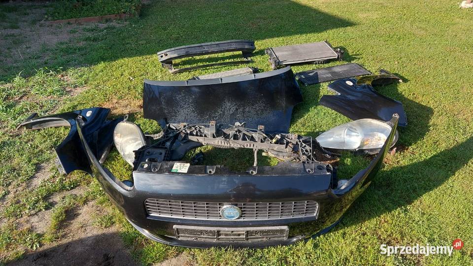 Fiat Grande Punto KOMPLETNY przód Zderzak Lampy Tychy