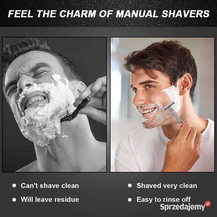 Maszynka do golenia męska Safety Razor stal Rzeszów