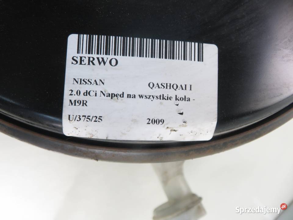 SERWO NISSAN QASHQAI I 20 dCi 0204051565 Pompy hamulcowe