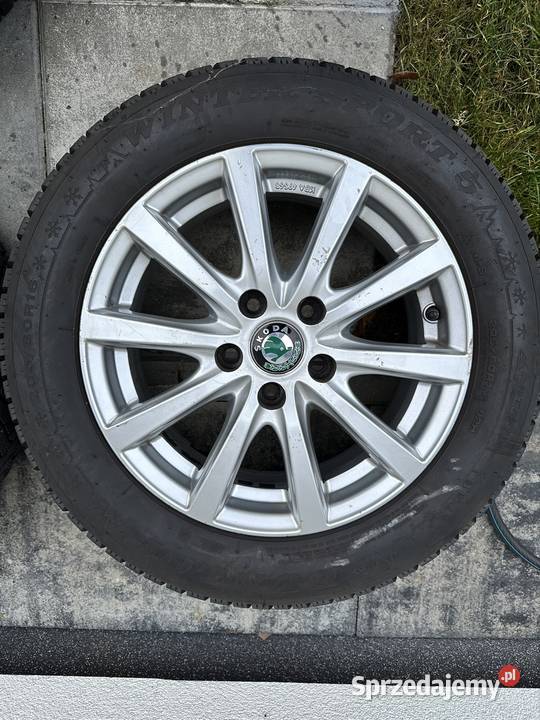 Koła skoda 16 z oponami zimowymi mazowieckie Warszawa