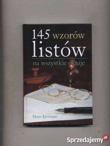 145 wzorów listów na wszystkie okazje