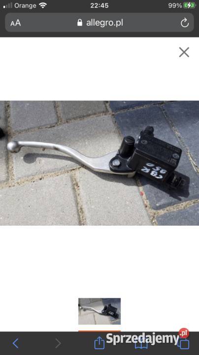 HONDA CBR 250 pompa hamulcowa klamka Lwówek sprzedam