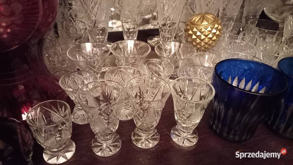 kryształ lata 70 przezroczysty Patery Warszawa sprzedam