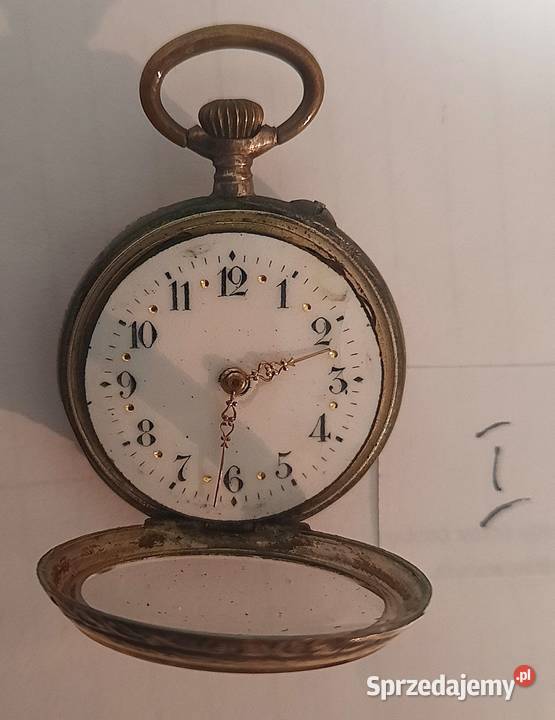 Stary Srebrny Zegarek Kieszonkowy I Gliwice