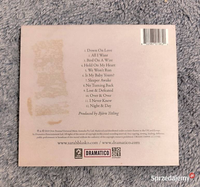 Sarah Blasko As Day Follows Night CD alternative Rybnik