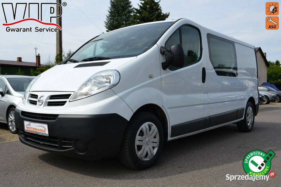 Nissan Primastar 6 OsobowySerwisowany 20DCI 90 centralny zamek śląskie Częstochowa