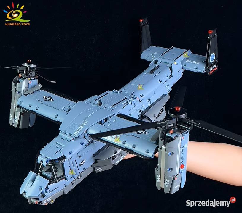 V22 Samolot Osprey Wirnikowy Helikopter Klocki Milanówek sprzedam