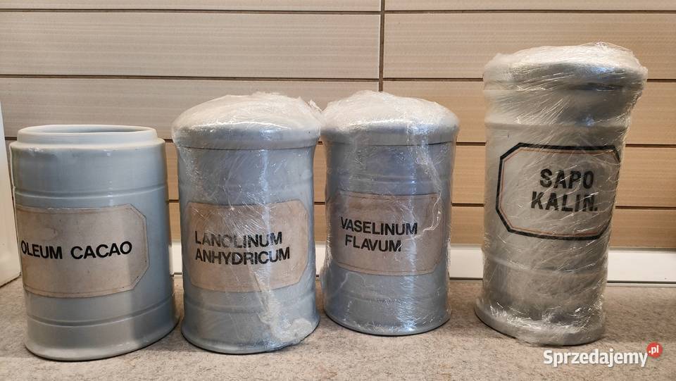 Pojemniki apteczne apteka ceramika sprzedam