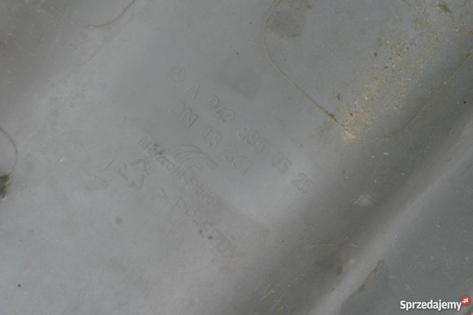 MERCEDES ACTROS MP2 SPOJLER DOLNY POD ZDERZAK Bieleń