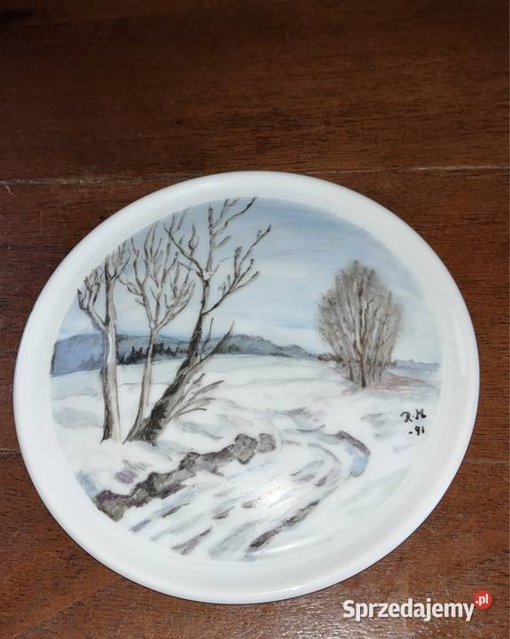 Porcelanowy obrazek Widoczek Gdańsk