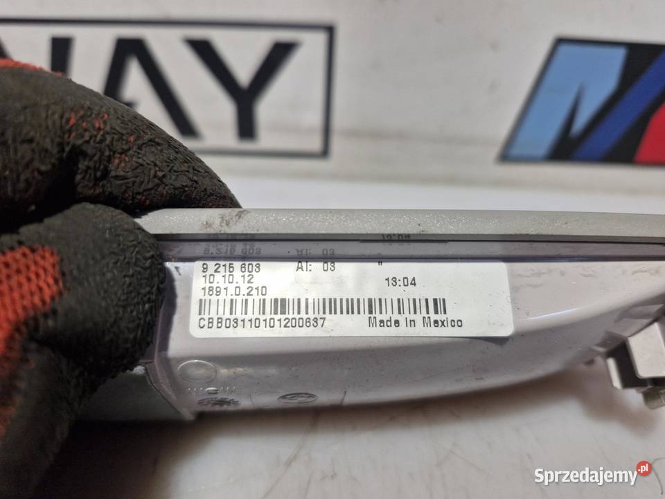 9215603 BMW X1 E84 LAMPKA PODSUFITKI TYŁ TYLNIA Oświetlenie kabiny
