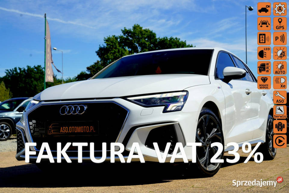 Audi A3 S LINE skóra KAMERA virtual cockpit opolskie
