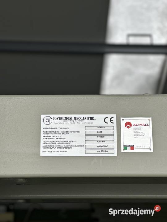 Prasa korpusowa pneumatyczna STM99 2003 1443 Łabuńki Pierwsze