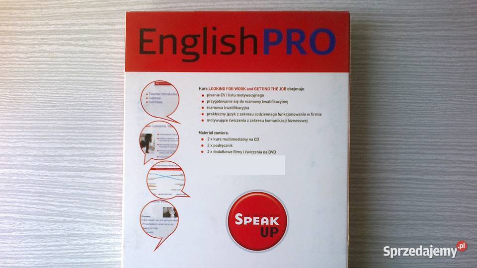 Materiały Speak Up English PRO podręcznik DVD CD Pozostałe Szczecin
