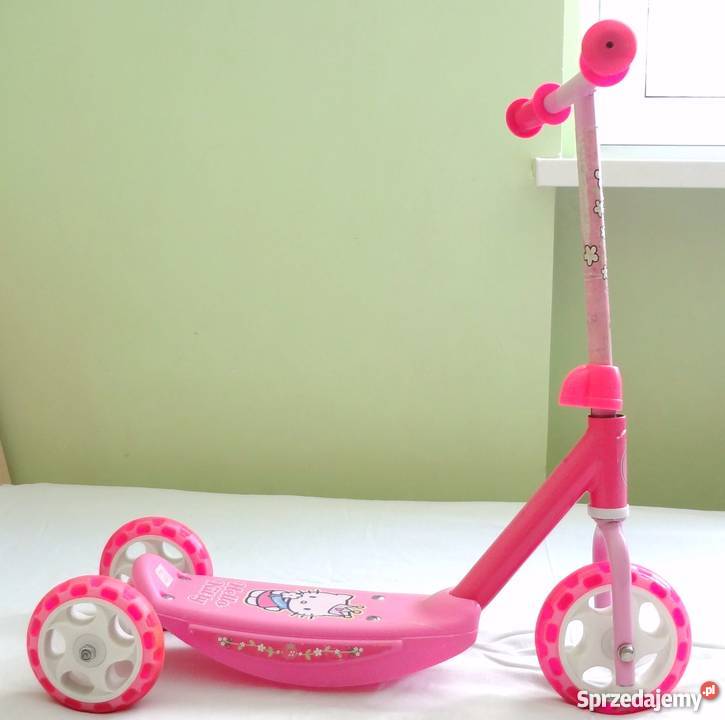 Hulajnoga trzykołowa 3 kołowa dziewczynki HELLO Bydgoszcz