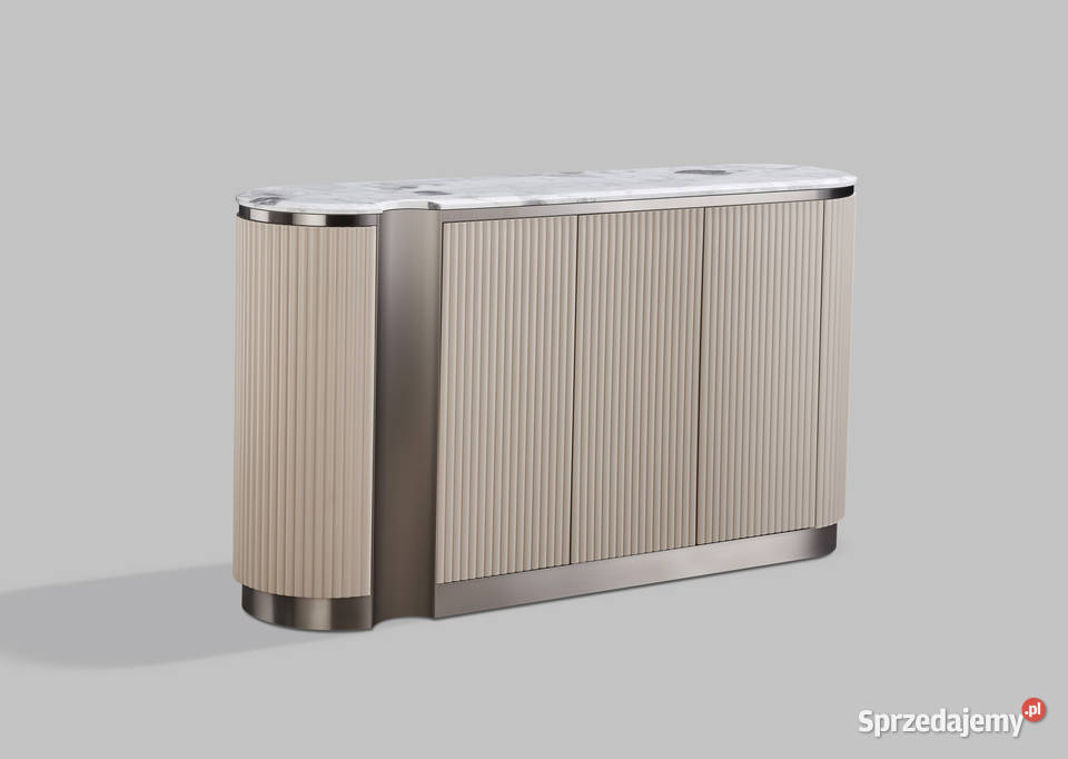 Komoda złota Nutris Glamour Premium 158x40x88 w Golkowice