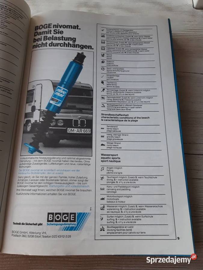 Camping Atlas Ausgabe 1986 1987 Band 2 śląskie Bielsko-Biała