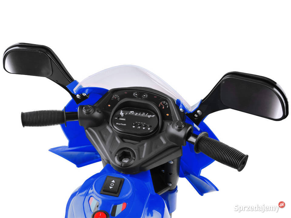 Motorek na akumulator kolorowe światła led