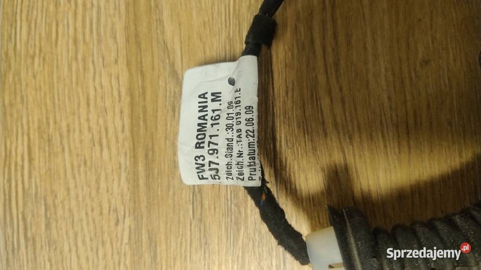Wiązka drzwi Skoda Roomster lewy tył 5J7971161M Wolbrom sprzedam