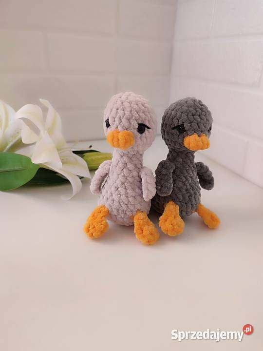 Gęś brelok na szydełku gęś zabawka maskotka