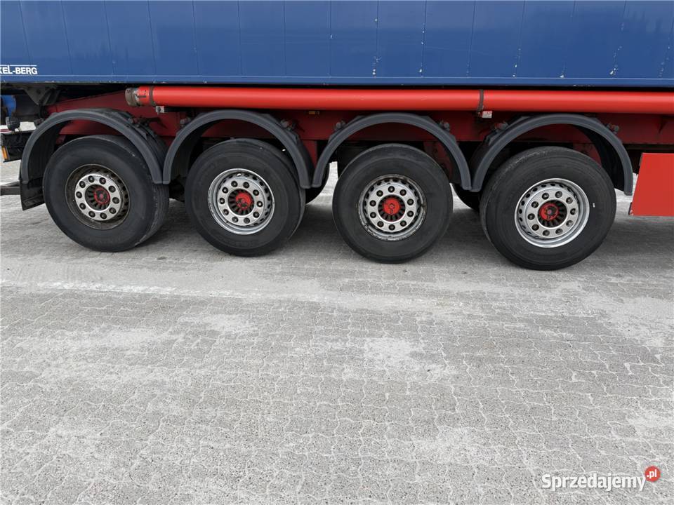 Naczepa wywrotka z zasysaniem do zboza do sruty Kel-Berg