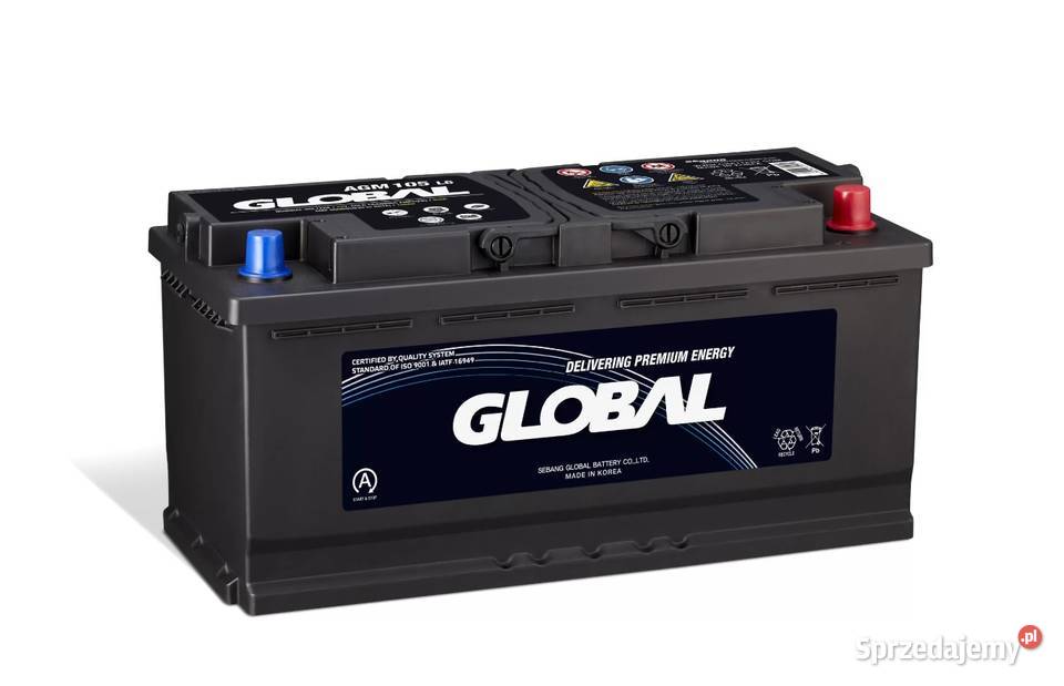 Akumulator Global AGM STARTSTOP 105Ah 950A Biała Podlaska sprzedam