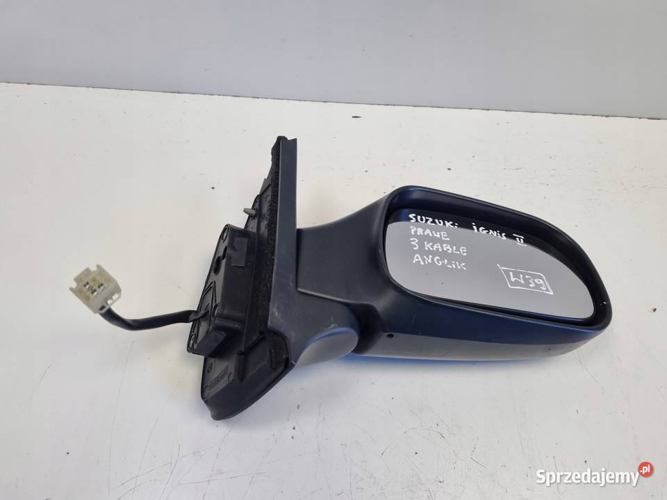 LUSTERKO PRAWE Suzuki Ignis 0006r PASAŻERA 3 Pin Lusterka zewnętrzne Rudka sprzedam