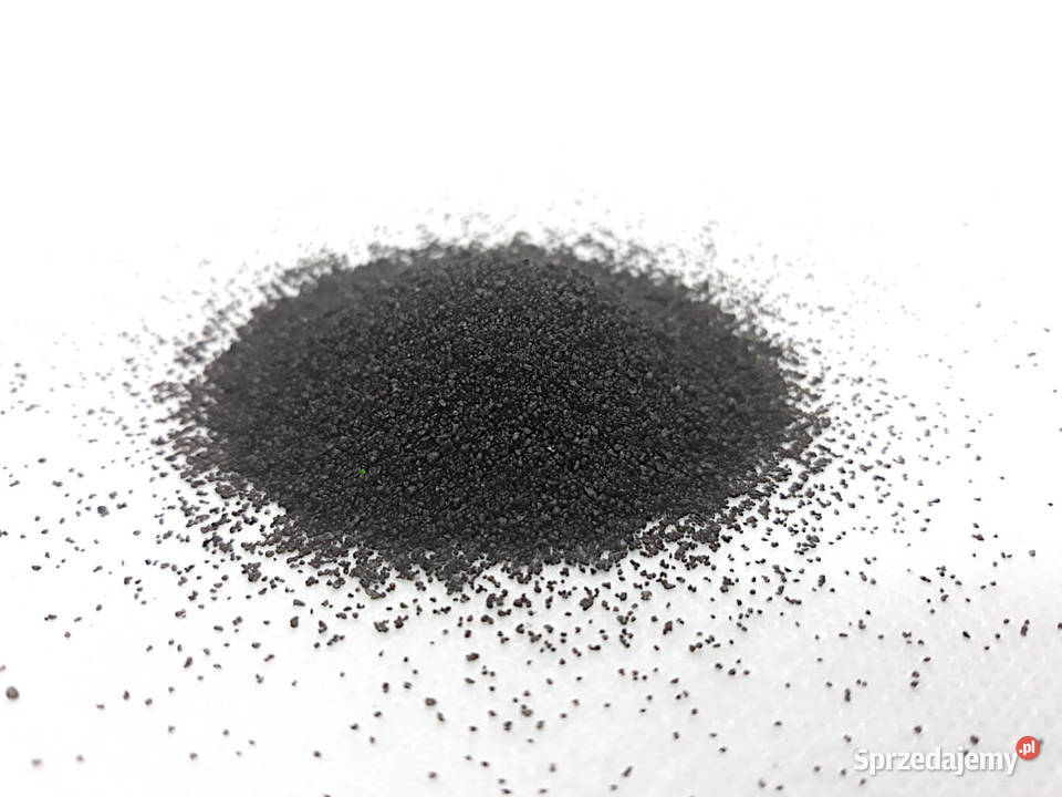 Piasek kwarcowy czarny do akwarium 0,2 - 0,8 mm