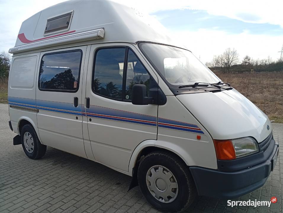 Ford Transit kamper 4 osobowy woda gaz Rok produkcji 1992 Lubiąż