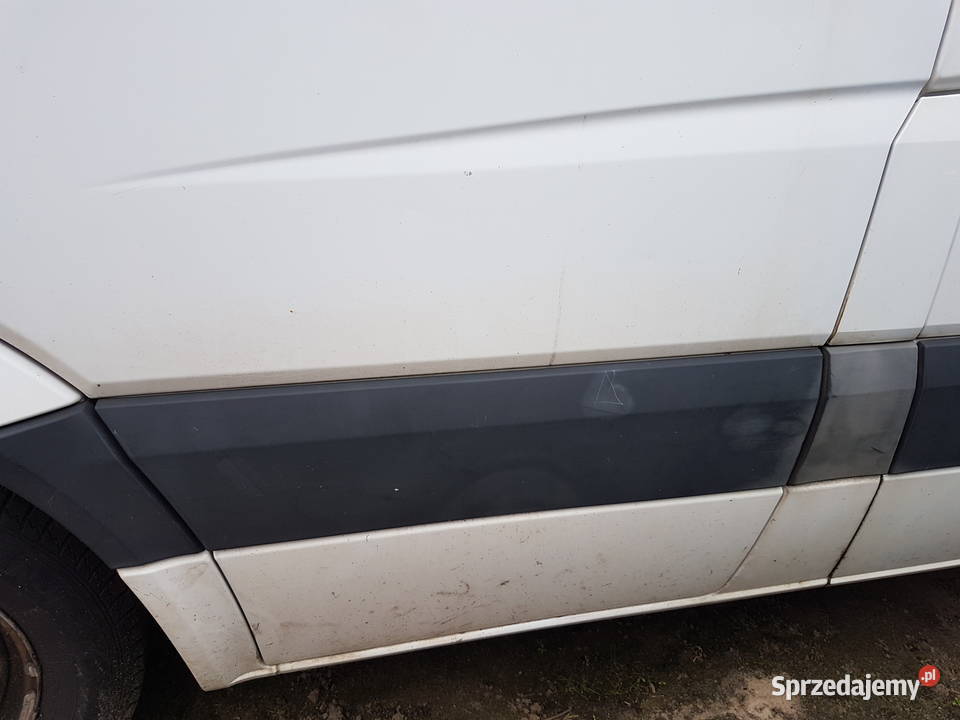 MERCEDES SPRINTER W906 DRZWI LEWE BIALE L766