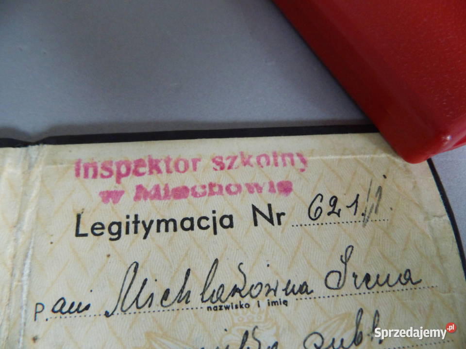 Okres międzywojenny Inspektor szkolny Pozostałe Radzewice sprzedam