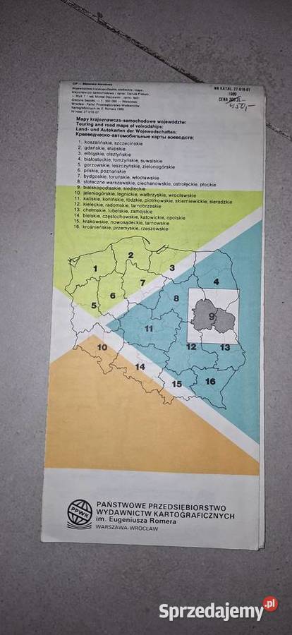 Mapa KrajSamochodowa Województw Bialskopodlaskie