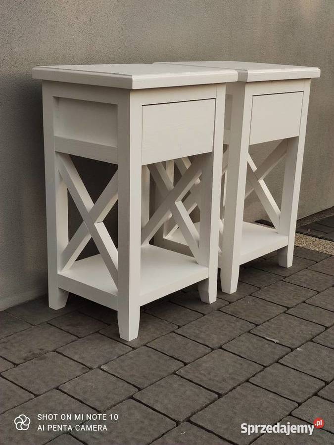 Stoloki nocne styl prowansalski Łobudzice