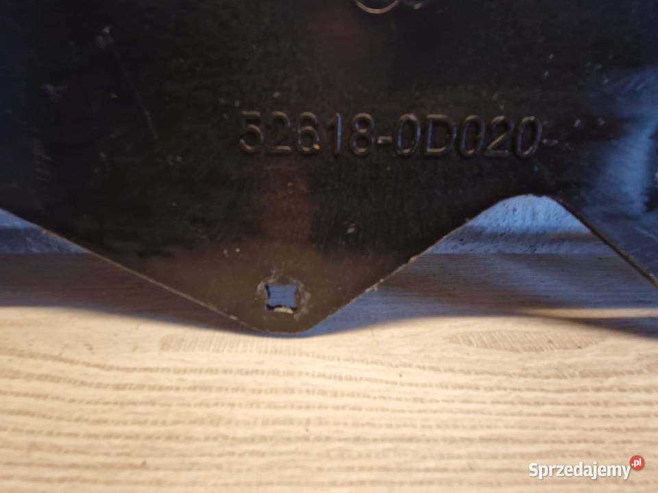 Płyta osłona zderzaka Toyota Yaris 526180DO20 Kwilcz